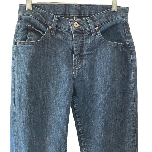 Lee Riders Jeans Womens 6P Stretch Dark Wash Blue - Picture 5 of 9